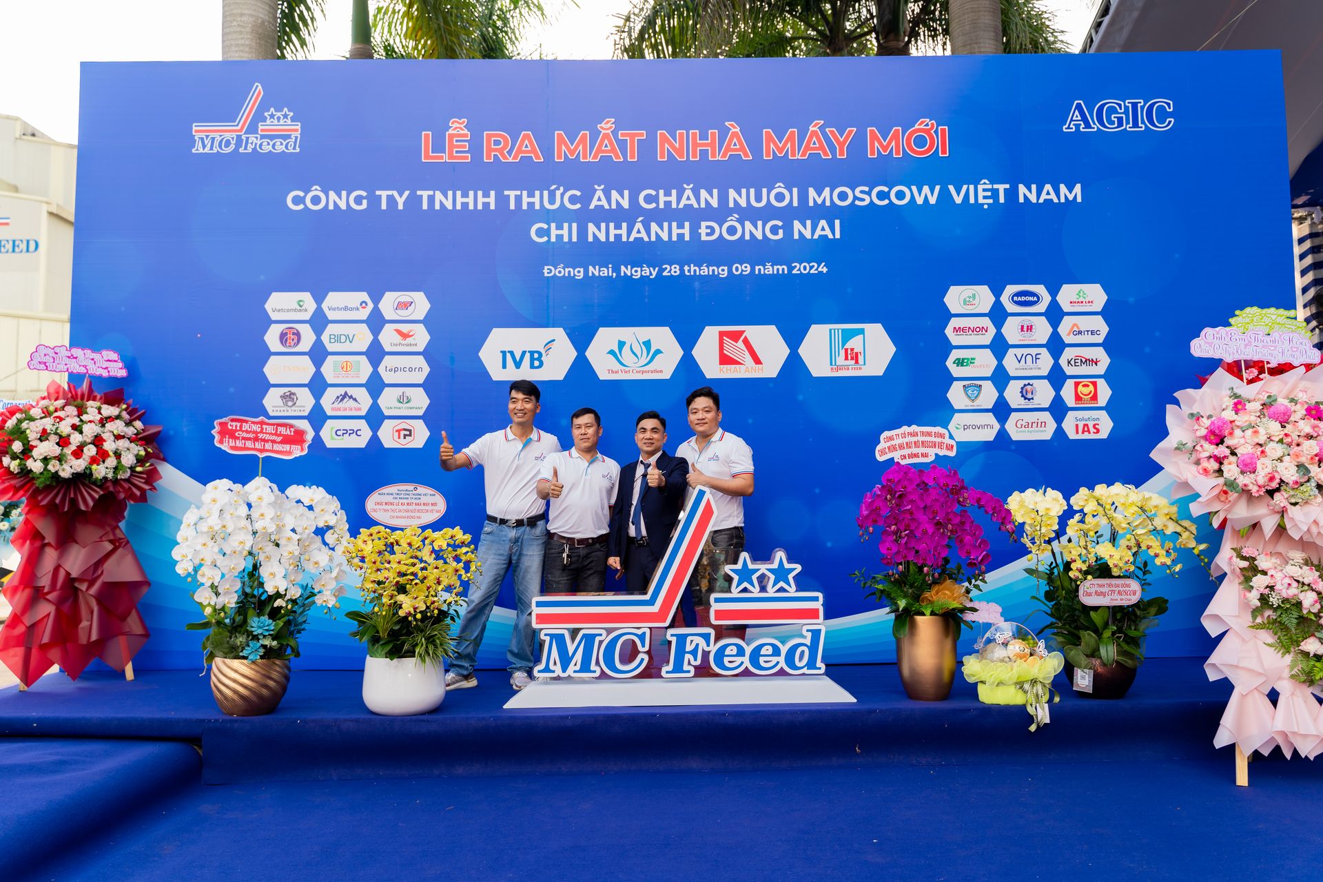 Lễ ra mắt nhà máy MOSCOW công ty TNHH thức ăn chăn nuôi